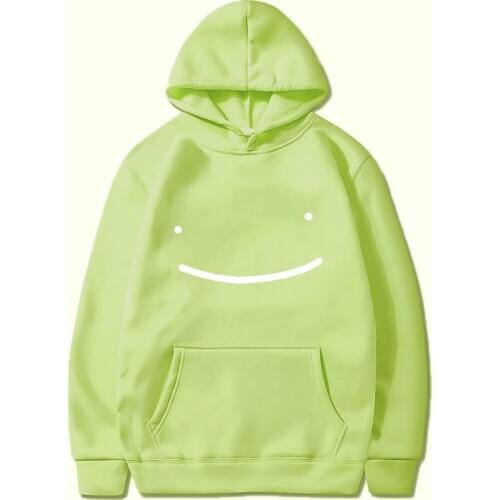 Dream Smp Hoodie Men 2020 Pullover Smile Merch Unisex Tracksuit Japanese Streetwear Women Wastaken Unisex Carton Print Tops Punk