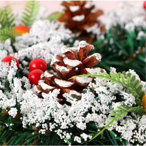 Wall Hanging Christmas Wreath Decoration For Xmas Party Door Garland Ornament Home Decor Holiday Accessories Drop Shipping