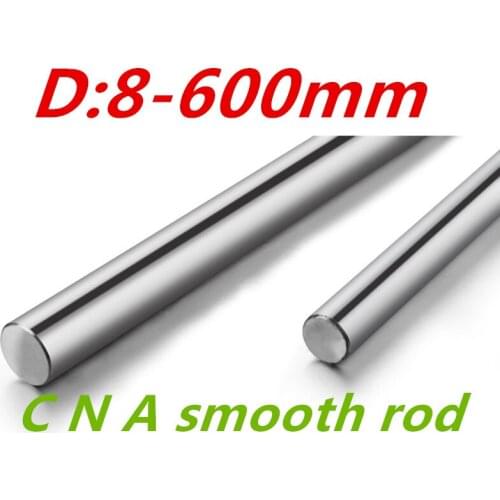 New 8mm L600mm linear shaft OD 8mm x 600mm Cylinder Liner Rail Linear Shaft Optical Axis cnc parts