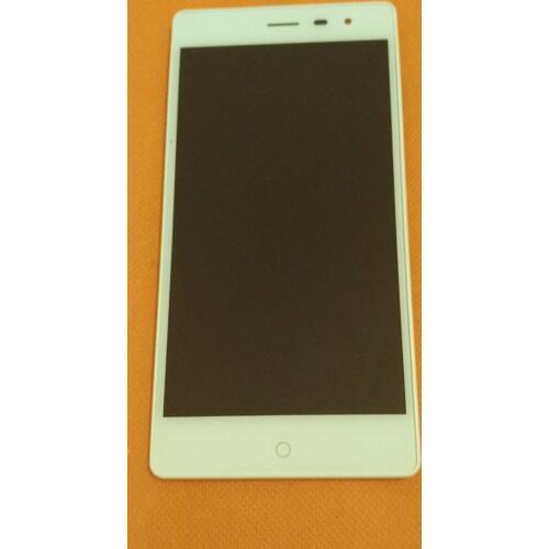 Used Original LCD Display Screen + Touch Screen + Frame for Elephone Trunk Qualcomm MSM8916 Quad Core 5" HD Free shippping