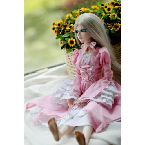 [wamami] 125# Pink Red Black Clothes Dress For 1/4 MSD 1/3 SD DZ AOD LUTS BJD Dollfie
