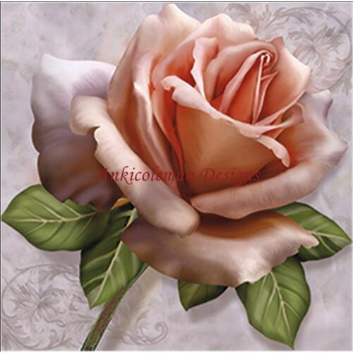 Needlework for embroidery DIY DMC High Quality - Counted Cross Stitch Kits 14 ct Oil painting - Rosa Salmon