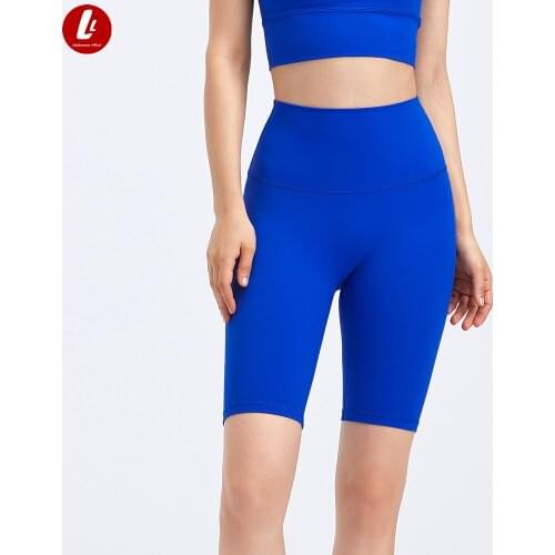 LULUBANANA CLOUD 8" No Camel Toe Yoga Exercise Biker Shorts Women Second Skin Feel High Waist Workout Gym Sport Athletic Shorts