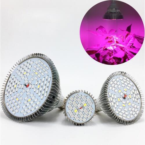 18 28 40 80 120 150LEDs Full Spectrum Led Grow Light E27 Red Blue UV IR Growing Lamp for Hydroponics Flowers Plants Vegetables