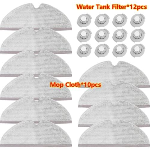 Dry Wet Mop Cloths Accessories For XiaoMi Roborock S50 S51 S52 S55 S5 S6 Robot Vacuum Cleaner Parts Mop Cloth Water Tank Filter