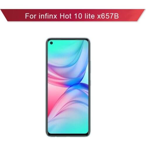 High Quality LCD Screen For Infinix Hot 10 Lite x657B Full LCD Display Assembly Complete Touch Screen Digitizer Replacement