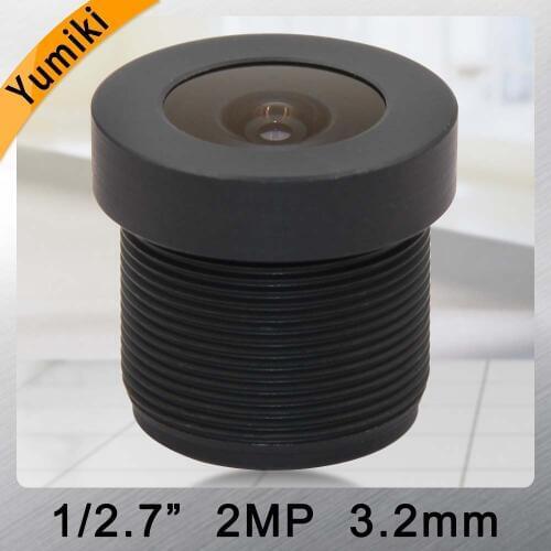 Yumiki HD 2.0Megapixel 3.2mm CCTV Lens 1/2.7" For HD CCTV Camera Lens M12 Mount Fixed Iris Long Viewing Distance