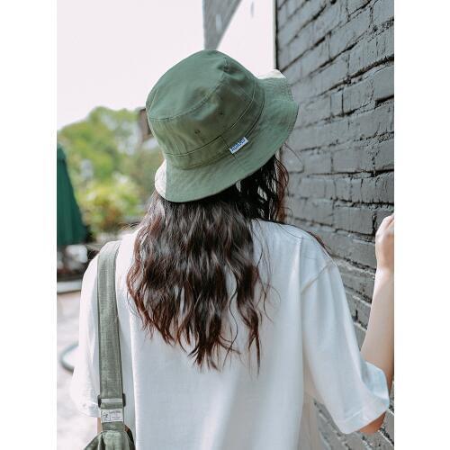 Green Color Bucket Hat Women Flat Hats Casual Outdoor Sports Hip Hop Cap Men Beach Summer Soft Fishing Sun Hat Unisex Panama