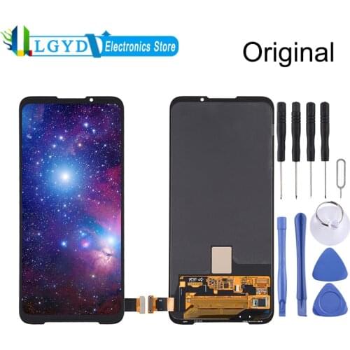 Original LCD Screen and Digitizer Full Assembly for Xiaomi Black Shark 3