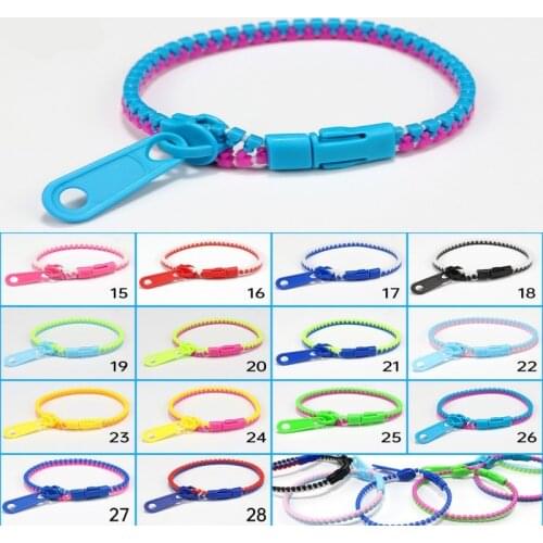 1-10Pcs Zipper Bracelet antistress Toy For Kids Children Adhd Autism Hand Sensory Toys Stress Reliever Focus Office Fidget Toy