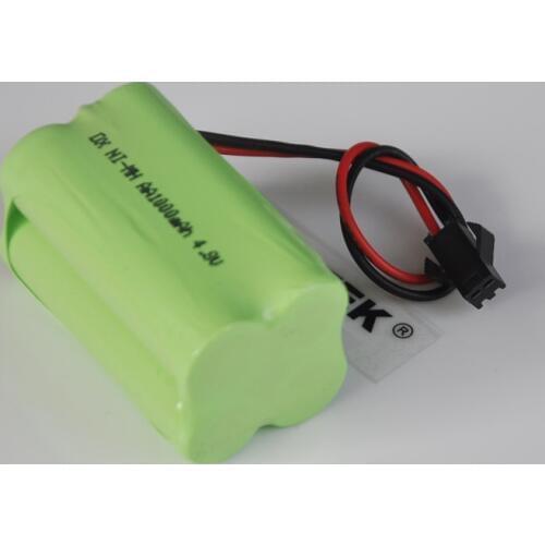 1-4PCS 4.8V AA rechargeable Ni-Mh battery pack 1000mah 2A ni-mh nimh baterias cell for toys emergency light cordless phone SM-B