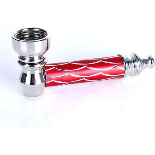 1PCS SMOKING PIPES smoking metal pipe creative smoking pipe Easy to clean Mini Tobacco Pipe