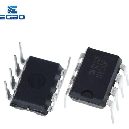 10PCS Great IT New NE555 NE555P NE555N 555 Timers DIP-8 TEXAS