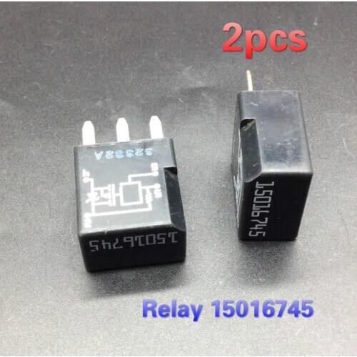 2pcs Original used second hand for Buick Lacrosse Multifunction Headlight low beam Relay 15016745 for Chevrolet TrailBlazer