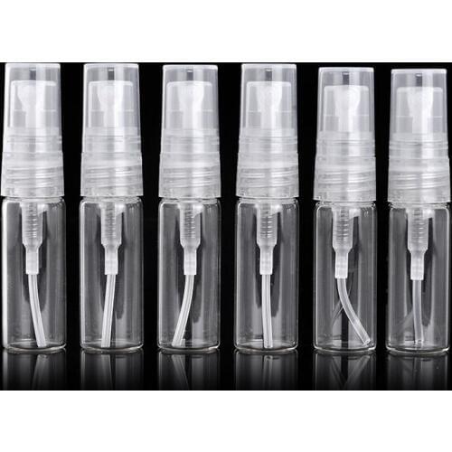 3ml 5ml Refillable Pump Spray Bottles Atomizer Mini Glass Perfume Aromatic Bottle Empty Scent Bottle LX1262