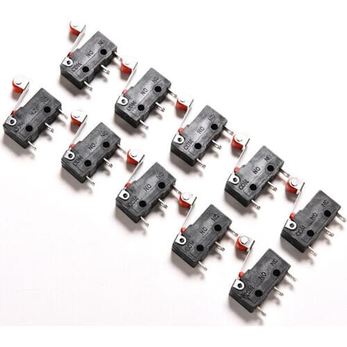 5/10PCS Hot Sale 5A Mini Micro Switch 3Pin With Roller Limit Switch AC 125V-250V