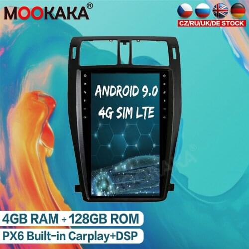 128GB Android 9.0 Car Radio GPS Navigation For TOYOTA CROWN 13TH 2009 - 2014 Tesla Style Multimedia Player Auto Stereo Head Unit