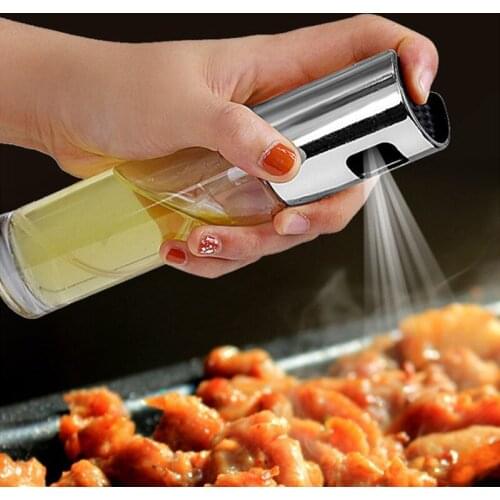 100ml BBQ Baking Olive Oil Spray Bottle Oil Vinegar Spray Bottle Water Pump Gravy Boat Grill BBQ Sprayer BBQ Tool Kitchen Gadget