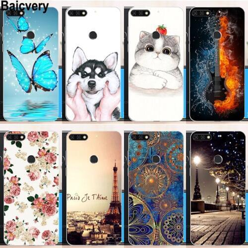 For Huawei Y7 Pro 2018 Silicone Soft for Huawei Y7 Prime 2018 LDN-L01 LDN-L21 LDN-LX3 Y 7 Prime 2018 5.99" Case Fundas Capa