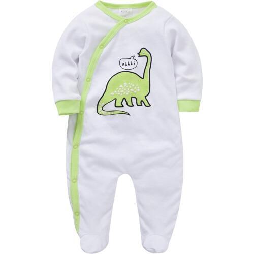 Honeyzone Neonato Pijama Bebe Recien Nacido Newborn Baby Boy Clothes Dinosaur Cotton Bebe Garcon Infant Jumpsuit Full Sleeve
