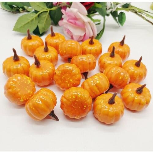 Simulation Pumpkin Halloween Artificial Foam Pumpkin DIY Craft Home Halloween Party Decoration