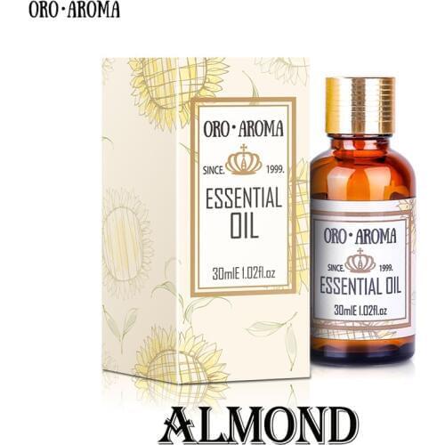 Famous brand oroaroma natural almond Essential Oil care hair Eliminate the corner of the eye wrinkles Skin smooth almond oil