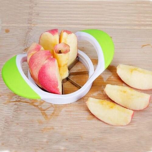 Hot Stainless Steel Fruit Apple Pear Easy Cut Slicer Cutter Divider Peeler Cut Fruit Multi-function Comfort Handle Peeler