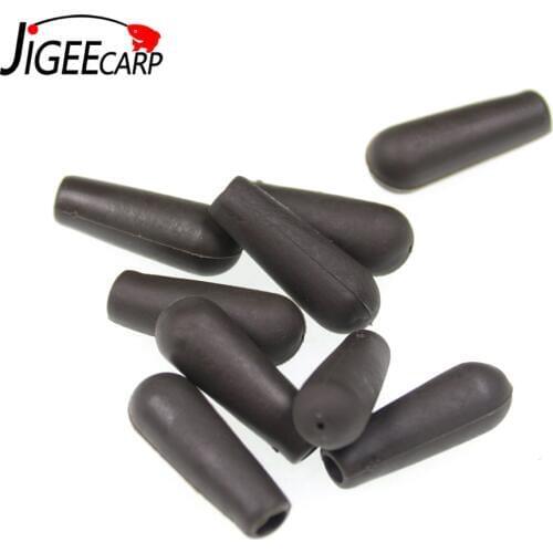 JIGEECARP 20PCS Carp Fishing Protector Soft Buffer Bead Rubber Buffer Beads Carp Fishing Swivel Wrap Terminal Tackle Accessories