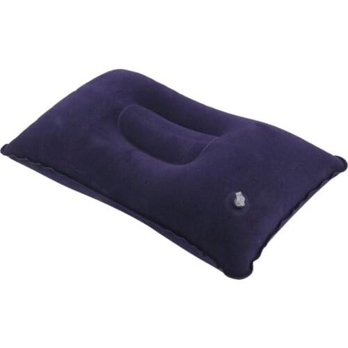 Portable Fold Outdoor Travel Sleep Pillow Air Inflatable Cushion Break Rest Comfortable Sleep Pillows Travel Neck Brace Support