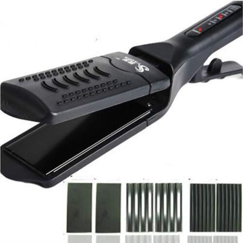 Professional Hair Straightener Flat Curling Iron Ceramic Tourmaline Temperature Control Hair Waves Plate Curler Styling Tools 33