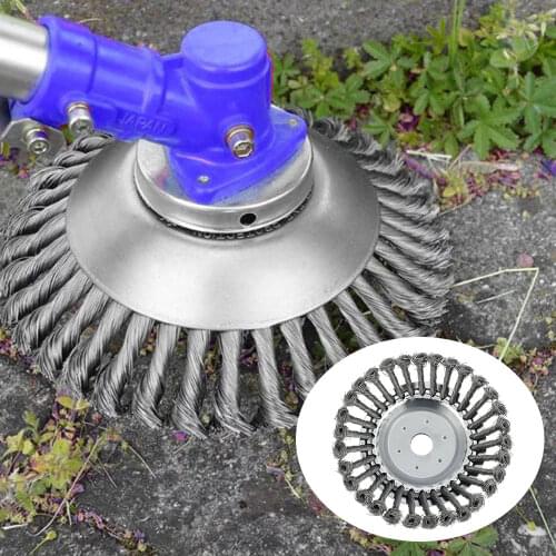 Wire Grass Trimmer Head Grass Tray Plate and Gearbox Fixing Kit Steel Derusting Weeding Wheel Garden Grass Tray Brush Cutter