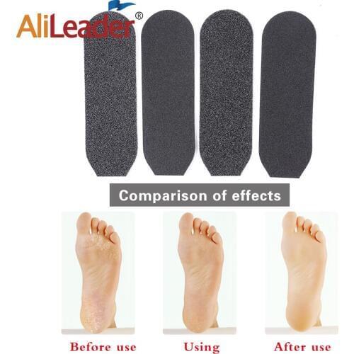 Alileader Coarse Grit Sanding Cloth Foot File Replacement Sandcloth Removable Pad Wooden Handle Files Foot Ras