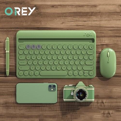 Bluetooth Wireless Silent Mini Gaming Set Keyboard Mouse Combo Magic Keyboard Mouse Kit For iPad Phone HP Huawei Laptop PC Gamer