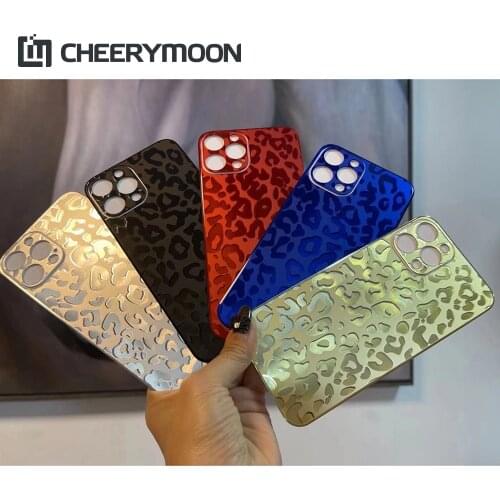 Leopard Rear Stickers Nano Plexi Glass For iPhone 12 11 Pro Max mini XR SE2 XS iPhone7 8 SE 2020 Plus Protector Back Film