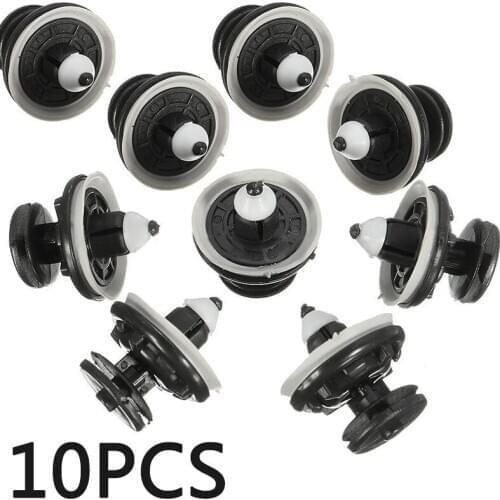 10pcs/lots Interior Door Card Panel Trim Clip For V-W Touran Tiguan Golf Passat Je-tta