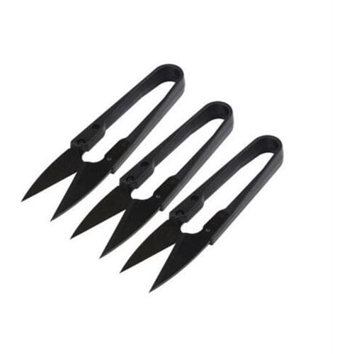 3/12pcs black sewing scissors cut the clothes sewing line DIY accessories small and sharp but use convenient #TC-805B