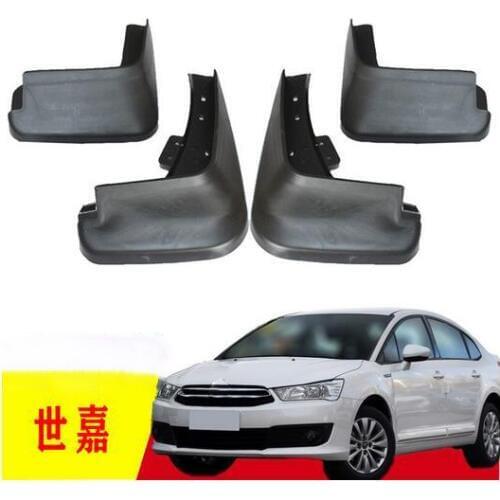 4PCS special for CITROEN C-Quatre old/2012/C4 AUTO Mudguards car fender Mud Flaps Mudflaps