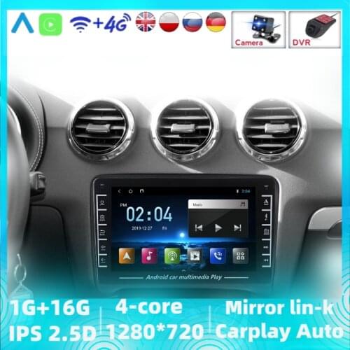 1280X720 HD Android CAR GPS Stereo Radio Multimedia Player For Audi TT MK2 8J 2006 2007 2008 2009 2010 2011 2012 1080P Video
