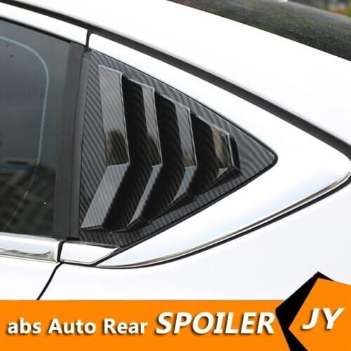 For OPEL Insignia 2018-2019 Sedan ABS Rear Door Window shades Louver Frame Window Sill Molding Cover Sticker Trim