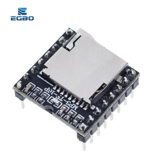 1PCS EGBO Card U Disk Mini MP3 DF Player Audio Voice Module Board For Arduino DFPlay Wholesale Player