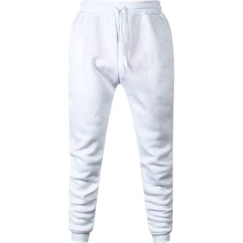 2021 New Mens Cotton Trousers Summer Breathable Solid Color Trousers Sportswear Trousers S-3XL