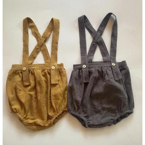 2021 new stylish boys girls overalls fashion summer cotton babys jumpsuit