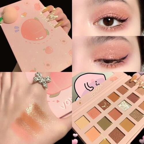 18 Color Eyeshadow Palette Eye Makeup Matte Pearl Eyeshadow Kit Beauty Eye Makeup Long Lasting Waterproof Cosmetics Beginner