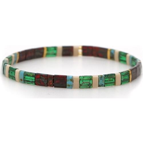 Personalized Fashion Hot TILA Beaded Bracelets Jewelry Bohemia Beach Summer Style Adjustable Rope Crystal Beads Bracelets