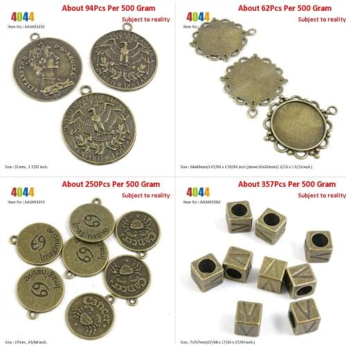 Jewelry Making Charms Wholesale Suppliers US Dollar King Sign Round Cabochon Setting Blanks Cancer Tag Alphabet V Cube L