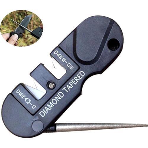 Portable Abrasive Tools For Outdoor Camping Multifunctional Diamond Knife Sharpening Stone EDC Kits Precision Grinding AA