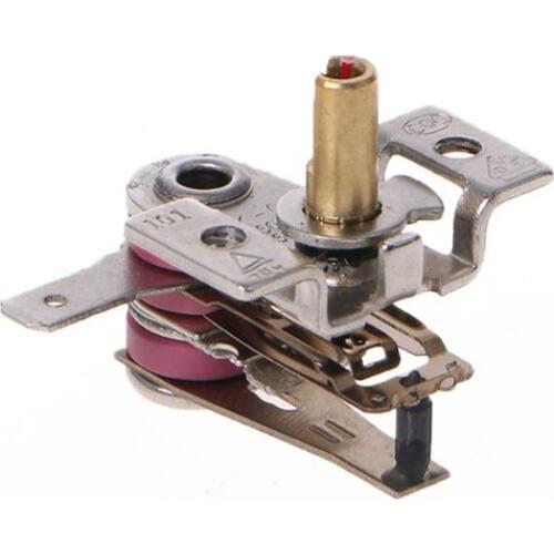 AC 250V 16A Adjustable 90 Celsius Temperature Switch Bimetallic Heating Thermostat KDT-200 High Quality
