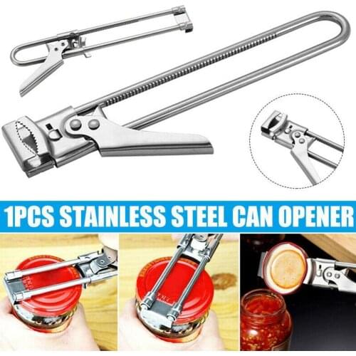 Steel Manual Can Opener Adjustable Jam Bottle Opener Can Opener Labor-saving Kitchen Gadgets