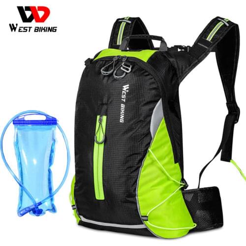 WEST BIKING 10L -16L Bicycle Bag Waterproof Ultralight Reflective Bike Bags Hiking Travel Outdoor Sports Backpack For Climbing