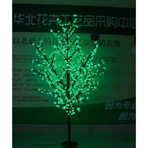 LED Christmas Cherry Blossom Tree 672pcs LED Bulbs 1.8m/6ft Height 110/220VAC Rainproof Outdoor Usage Free Shipping Drop Shippin